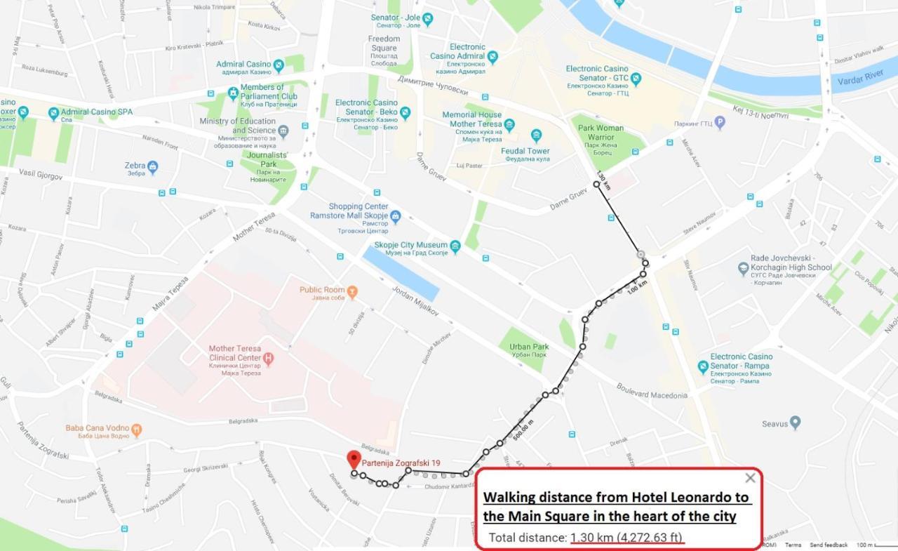 Leonardo Hotel Skopje Exteriör bild
